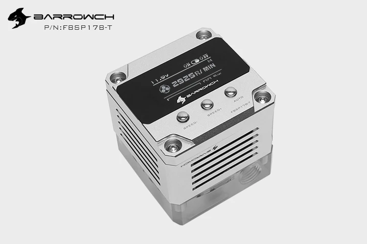 Barrowch FBSP17B-T, 17 Вт PWM Интеллектуальный водный насос, OLED цифровой дисплей, только для курган водных досок