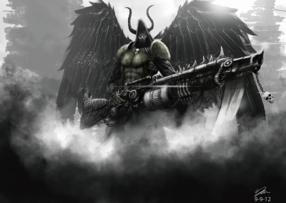 ангел смерти. обои на рабочий стол оборотни. девушка с кинжалом. варвар берсеркер. женщина воин будущего.