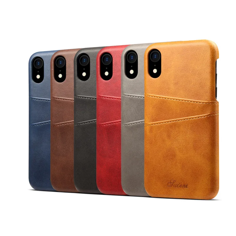 Luxury PU Leather Case For iPhone XS Max XR Fashion Card Holder Wallet Phone Back Cover For iPhone XS Max X 8 7 6S 6 Plus Case (1)