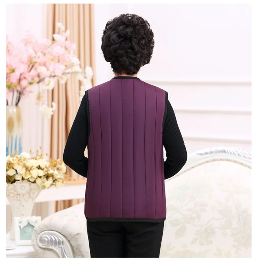 Autumn Winter Women Parka Vest Coats New Warm Thick Down Cotton Vests Jacket Female Plus Size 4xl Sleeveless Waistcoat Tops A607