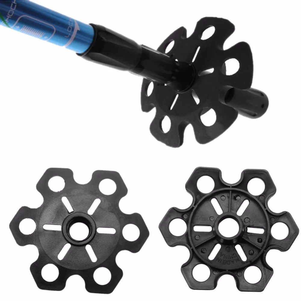 

Hike Alpenstock Stick Snowflakes Nordic Walk Camp Ski Foot Crutch Accessories