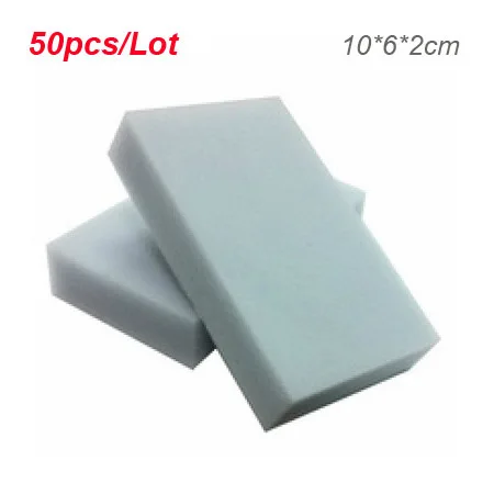 

50pcs/lot Gray Magic Sponge Eraser Cleaning Multi-functional Melamine Sponge 100*60*20mm Wholesale