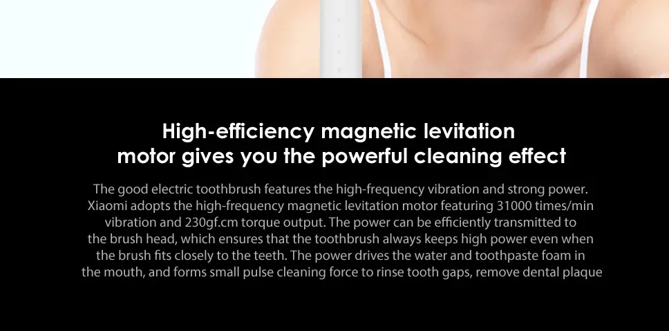 Xiaomi Mijia звуковая электрическая зубная щетка с Bluetooth связь Беспроводная зарядка IPX7 водонепроницаемый управление приложением-обычная версия
