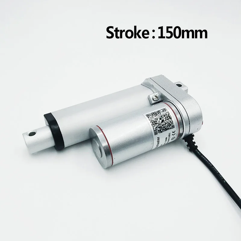 12V Linear Actuator 1500N Electric DC Motors Stroke 50-450mm For Medical Auto CL 