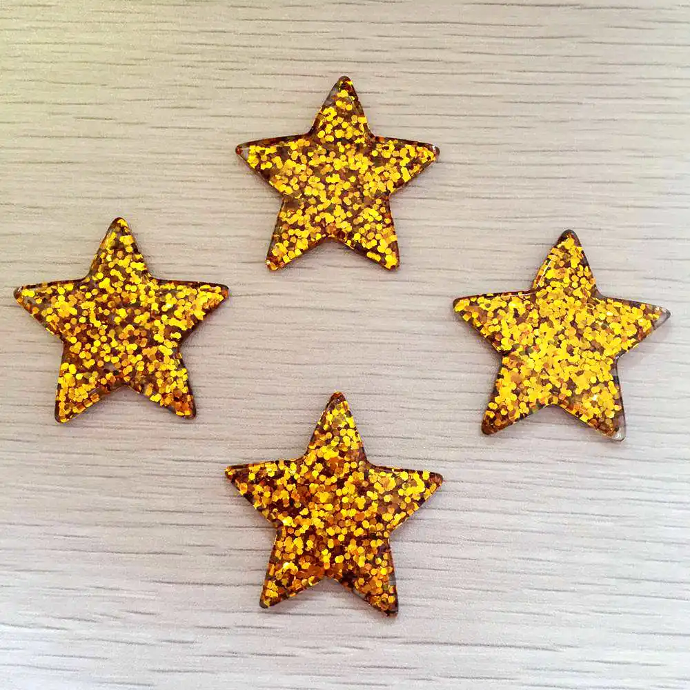 

Star Rhinestone Resin Rhinestone Stones Glitters Crystal For DIY Clothes Dress Crafts 8pcs -B212