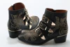 Susanna-Botines de Cuero tachuelas con forma de flor para Mujer, botas de terciopelo de lujo, 2022 ► Foto 3/6