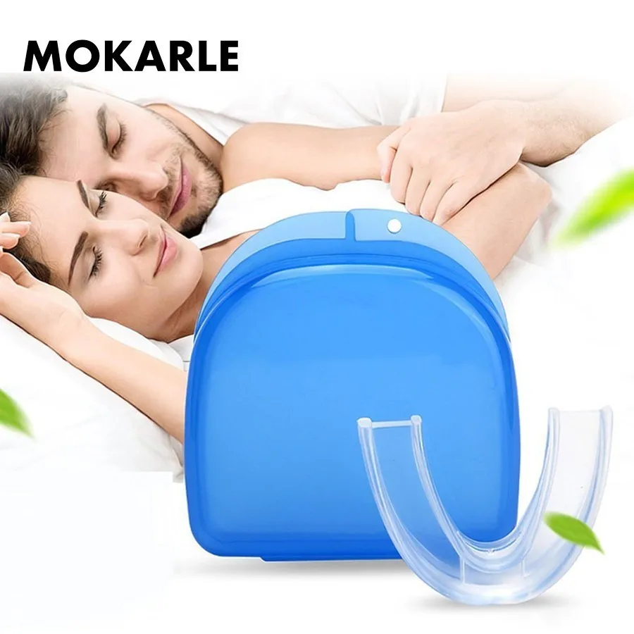 

Silicone Anti-Snore Mouthpiece Sleep Aid Apnea Large U-Shaped Bruxism Mouth Guard For Sleep Stop Snoring Device Snoring Solution