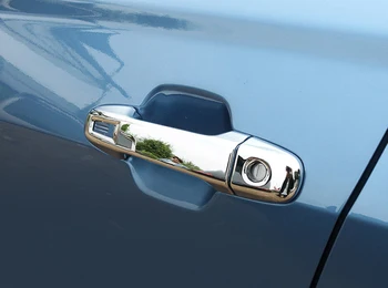 

For Subaru Forester SK 2019 ABS Chrome Car Exterior Door Handles Cover Trim with Smart Holes 8pcs/set Car Styling Accessories