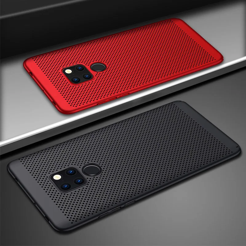 YueTuo чехол для huawei mate 20 X pro lite huawey MATE20X mate20lite mate20pro 3d дышащий сетчатый излучающий на