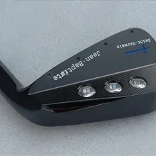 Jean Baptiste Святого Жермена Железный набор черный Гольф кованые железные клюшки для гольфа 456789 P R/S гибкий стальной/графитовый Вал с крышкой головы