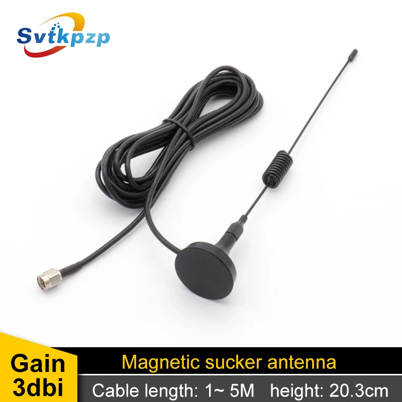 

GSM WIFI Antennas with Extension Cable 3G Signal Booster SMA 5dBi External Magnetic Sucker Antenna LTE Router Amplifier Cable