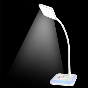 

Fashion Simple Desk Lamp Flexible Dimmable Eye Protection Charging 36 LED Table Light Switch Base Led Charging Desk Lamps