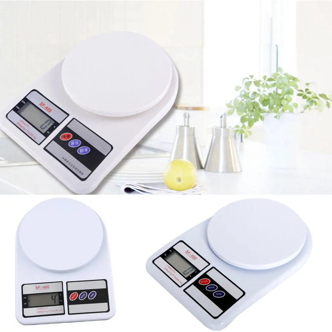 1pc 10kg/1g Digital Scale Kitchen Cooking Measure Tools Food Diet Fruit