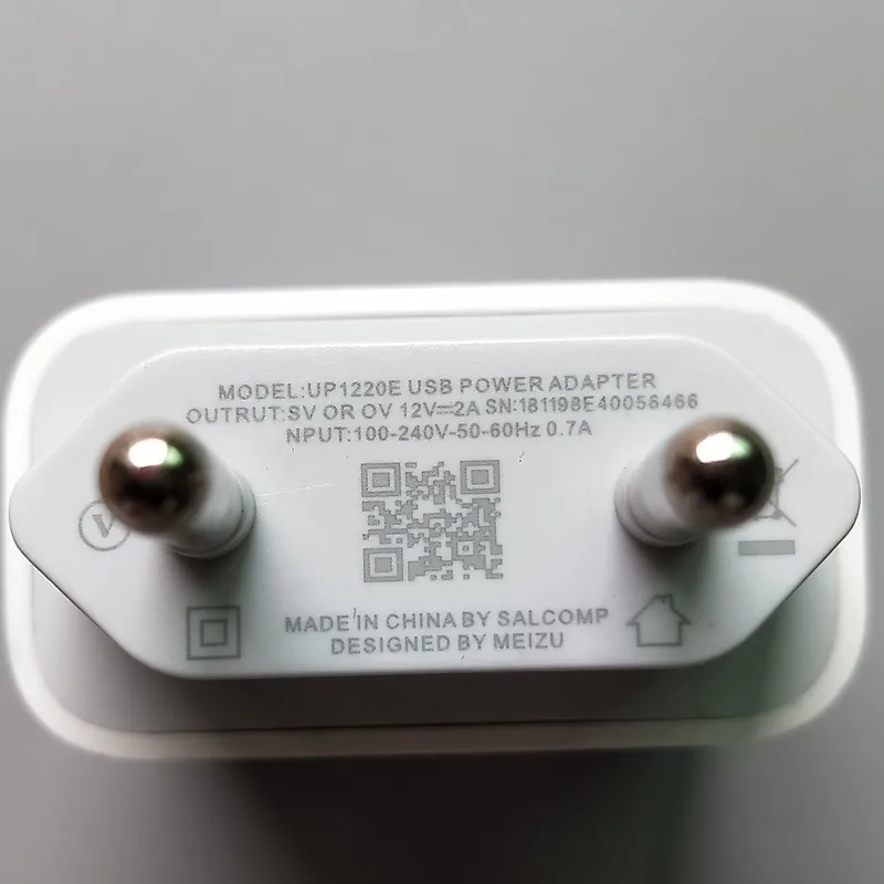 Оригинальный Для M EIZU Pro 7 6 6s 5 PLUS MX6 MX7 MEILAN X UP1220 Mcharge Quick EUCharger адаптер|Зарядные