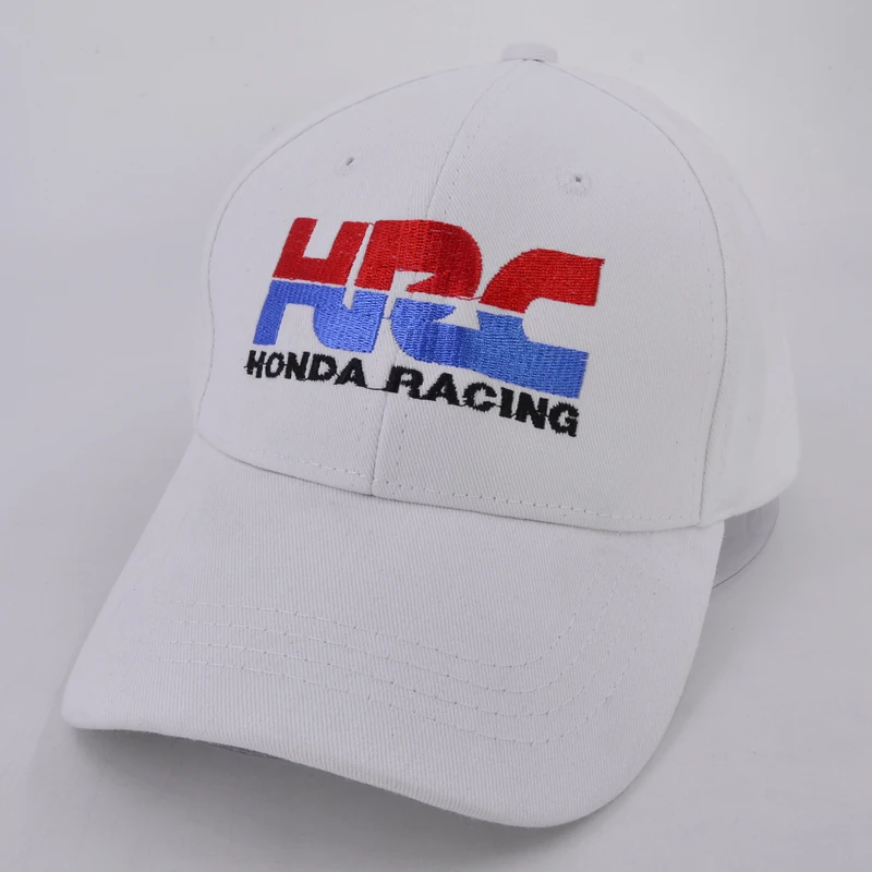 Высококачественная бейсболка HRC Honda Racing Car Fans1 с вышивкой Мужская и Женская Бейсболка s регулируемая бейсболка