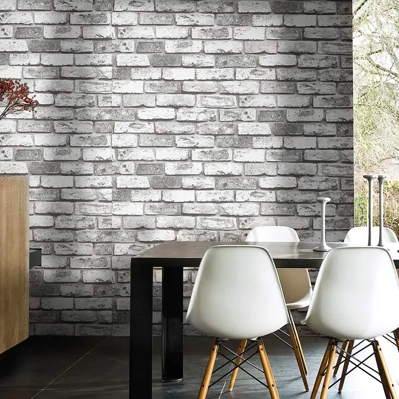 Vintage Brick Stone Look 3D Wallpaper
