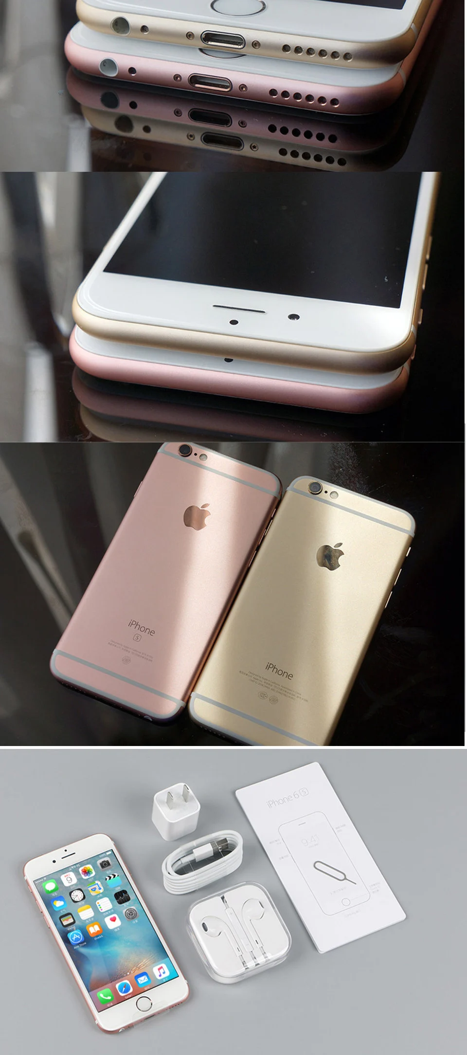 cellphone iphone Original Apple iPhone 6S Mobile phone Dual Core 2GB RAM 16/64/128GB ROM 4.7" 12.0MP Camera 4K Video iOS 4G LTE Used cellphone latest apple cellphone