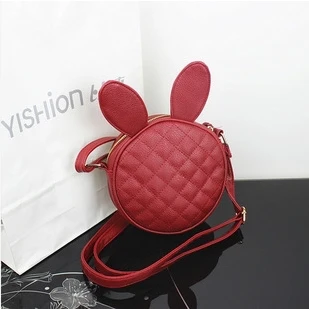 2014 новый Европейский женщины сумку Корейский мультфильм милые уши кролика небольшой портативный сумка Ватные диагональ пакет сумки посыльного