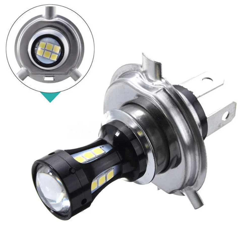 

Motorcycle LED Light Bulb White 6500K H4-3030-18LED 18W Headlight Fog Light