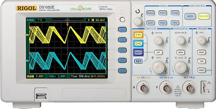 

Rigol DS1052E digital Oscilloscope 50MHz 1G SG