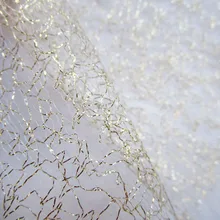 Модная художественная сетчатая пряжа, тюль, ткань для дня рождения, декор для ресторана, кофе, отеля, сетчатая ткань для дома, жизни, серебряная марлевая сетчатая ткань