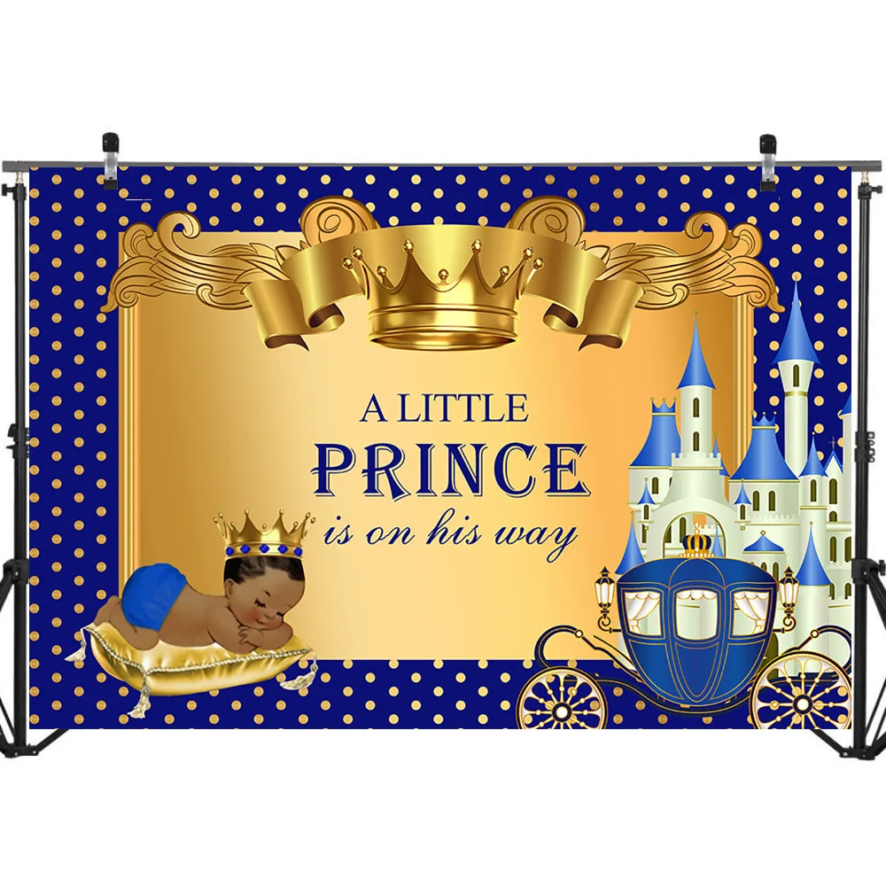 Вечерние виниловые декорации NeoBack Royal Baby Shower для фотосъемки с изображением