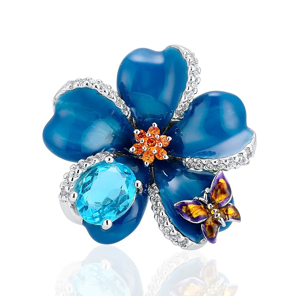 Rings Jewelry Cubic 925 Enamel 4