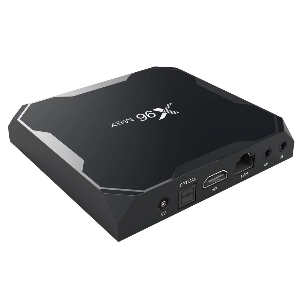 X96 Max Смарт ТВ коробка Android 8 1 X96Max Amlogic S905X2 LPDDR4 4G 32G/4 ГБ 64 4 ядра 2 & 5G Wi Fi H.265 к HD медиа
