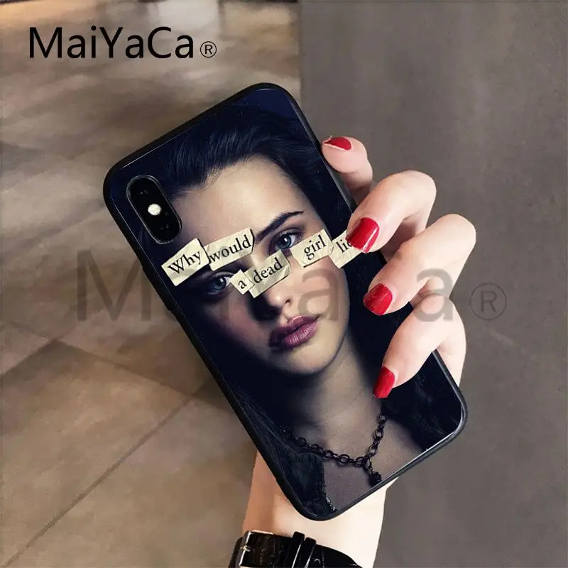 MaiYaCa для iphone 7 6 X Чехол 13 причин почему Дизайн чехол для телефона для iphone 6 6s 6plus 6s plus 7plus 8 8plus 5 5S XS XR XSMAX