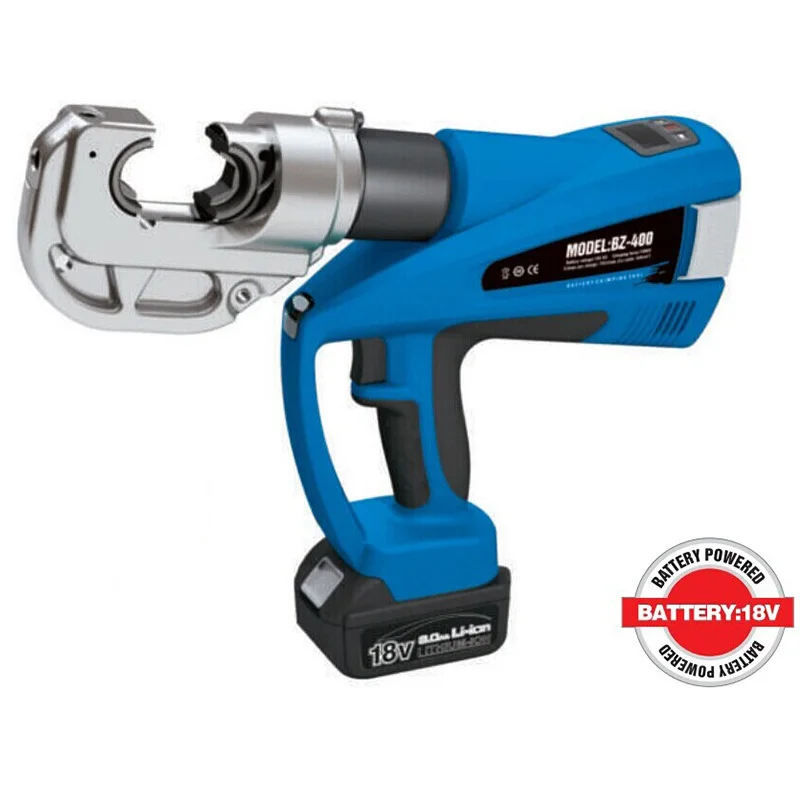 BZ 400 Battery powered hydraulic cable crimping tools used for crimping