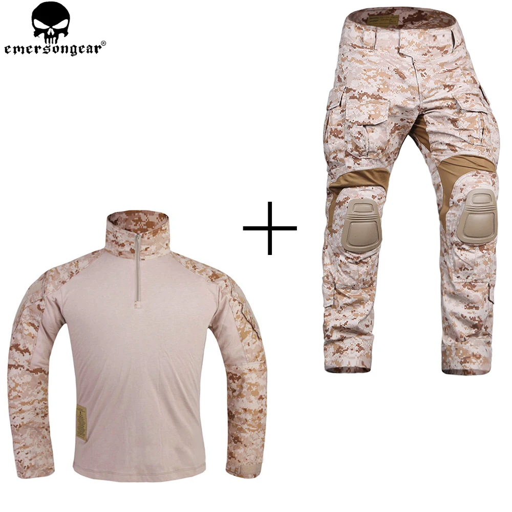 EMERSONGEAR Новинка G3 боевая униформа Охота Военная армия Мультикам рубашка
