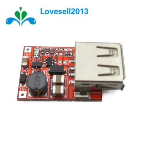 2pcs DC-DC Converter Step Up Boost Power Supply Module Adjustable 2.5-6V To 4-12V 1A USB Charger Board For Phone MP3/MP4