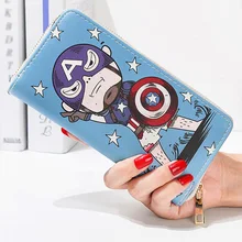 Lady Purses Handbags Zipper Women Wallets Clutch Coin Purse Cards ID Holder Long Woman Cartoon Brand Wallet Money Bags Pocket