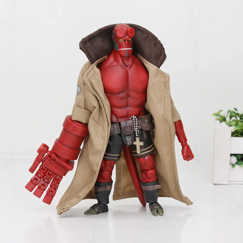 Hellboy фигурка меч-ружье Супер Герои фигурка Коллекционная модель игрушка Демон Принц Хорн Hellboy Anung Un Rama 17 см