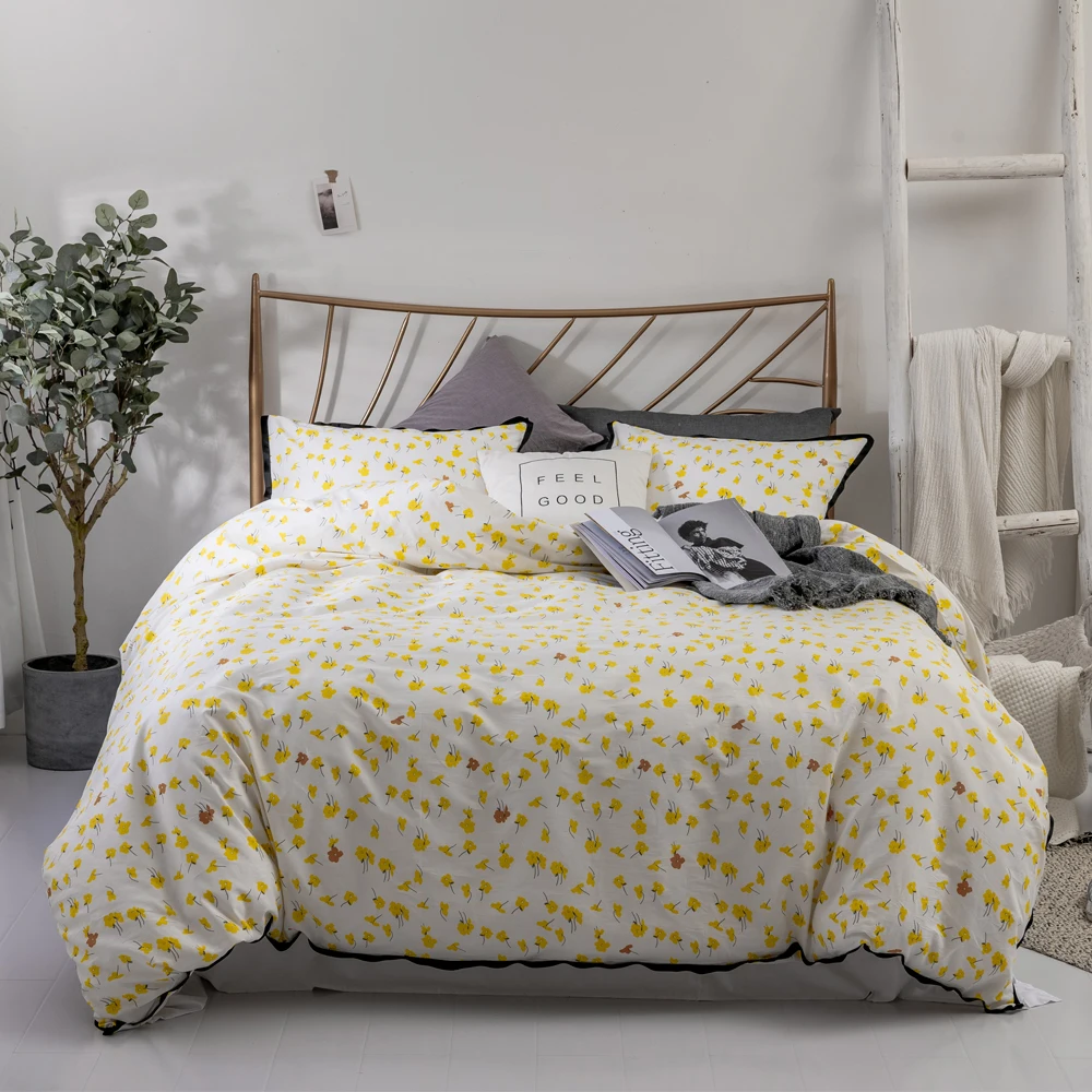 cotton flower bedding set duvet cover (7)