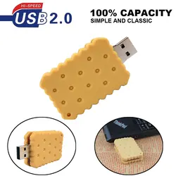 Высокая Скорость Cle USB печенье Mini-USB флэш-накопитель 4 ГБ 8 ГБ 16 ГБ 32 ГБ 64 ГБ USB 2,0 для детских подарков милые сувениры