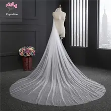 3 м ширина 3 м Длина свадебная фата белое свадебное покрывало фату сетки церковь в стиле покрывал для невесты с расческой WAS10057