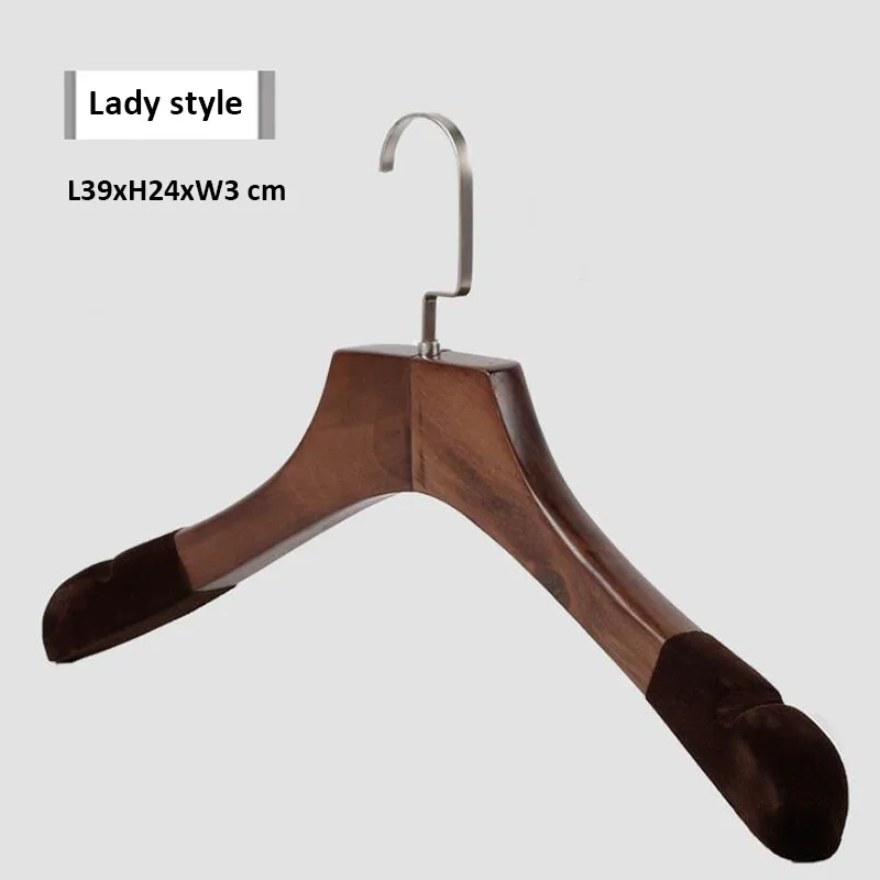 Бархатная античная деревянная вешалка для одежды 5 шт.|hanger 10|hanger sizehanger wholesale |