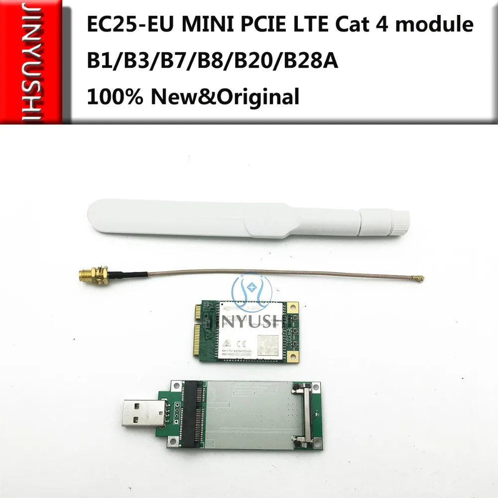 Новое и оригинальное не подделка EC25-EU B1/B3/B7/B8/B20/B28A MINI PCIE EC25 серии LTE Cat 4 модуль