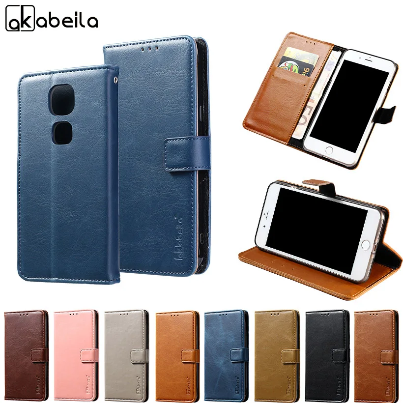 

AKABEILA Leather Case For LeEco Letv Le Pro 3 Case Flip Wallet Cases Le Pro3 Cover Coque Retro Business Dual Cameras AI Edition