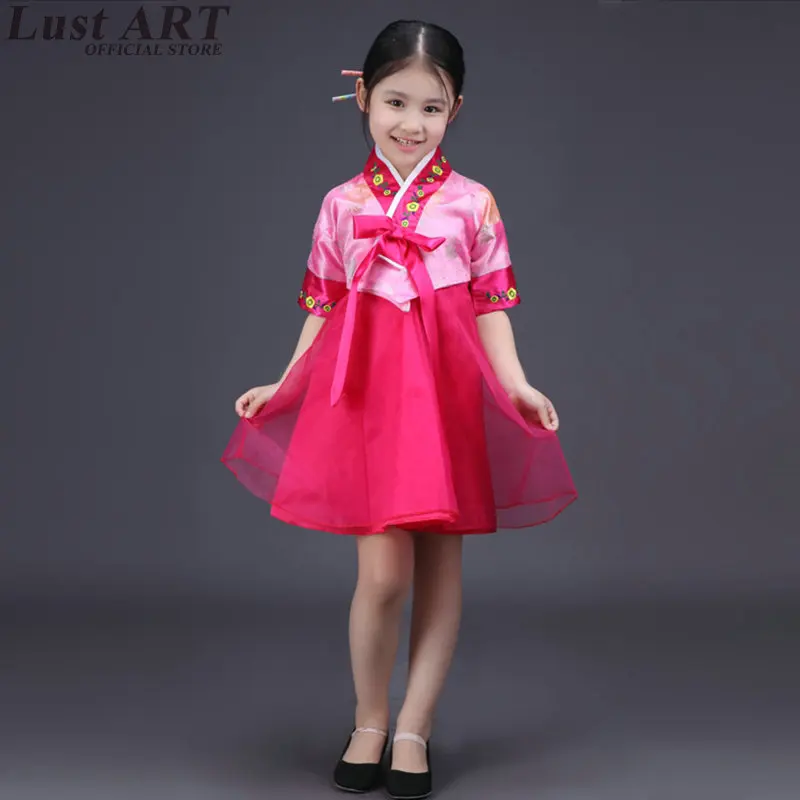 Ребенок Корейский ханбок дизайн Дети корейский ханбок платье для девочек Корейский ханбок корейский магазин одежды AA207 - Цвет: 3
