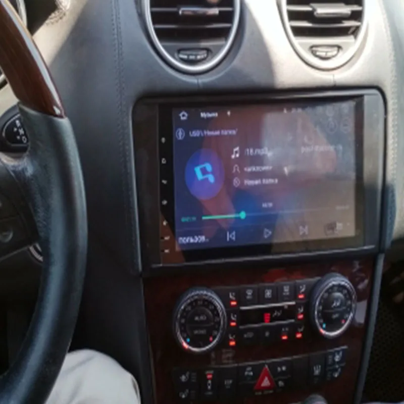 Octa Core 9''Car Android 9.0 Car DVD GPS Player For Mercedes Benz ML W164 W300 ML350 ML450 ML500 GL