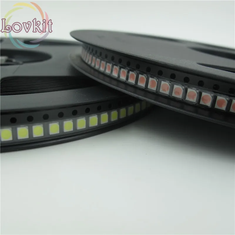 1000 шт PLCC 2 фиолетовый/UV LED 1210 3528 SMD светодиоды 3 0 V 400 410nm SMD/SMT чип лампы бусины|light