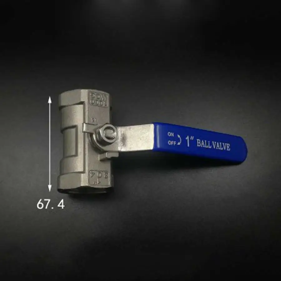 304 редуктор из нержавеющей стали Порты и разъёмы 1 шаровой клапан из двух частей DN25 " BSP для воды, газа, масла 16 бар 0-80 C