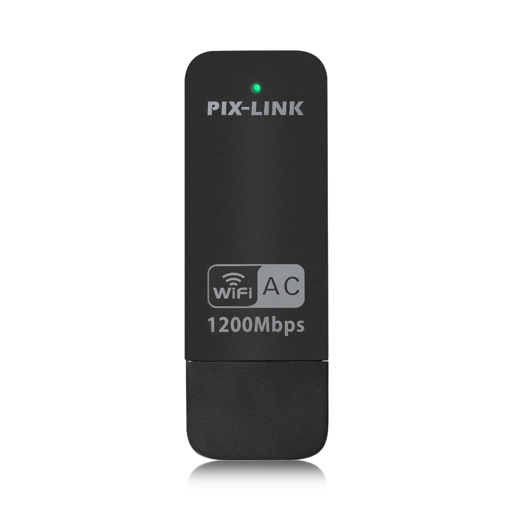 PIXLINK LV UAC04 беспроводной USB адаптер 1200 M 2 4/5 GHz двухдиапазонный WiFi портативный