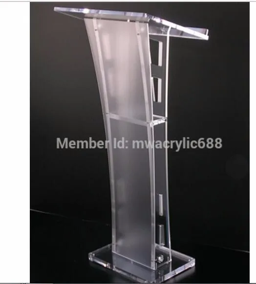 Красивая легкая дешевая Съемная акриловая Трибуна Lectern