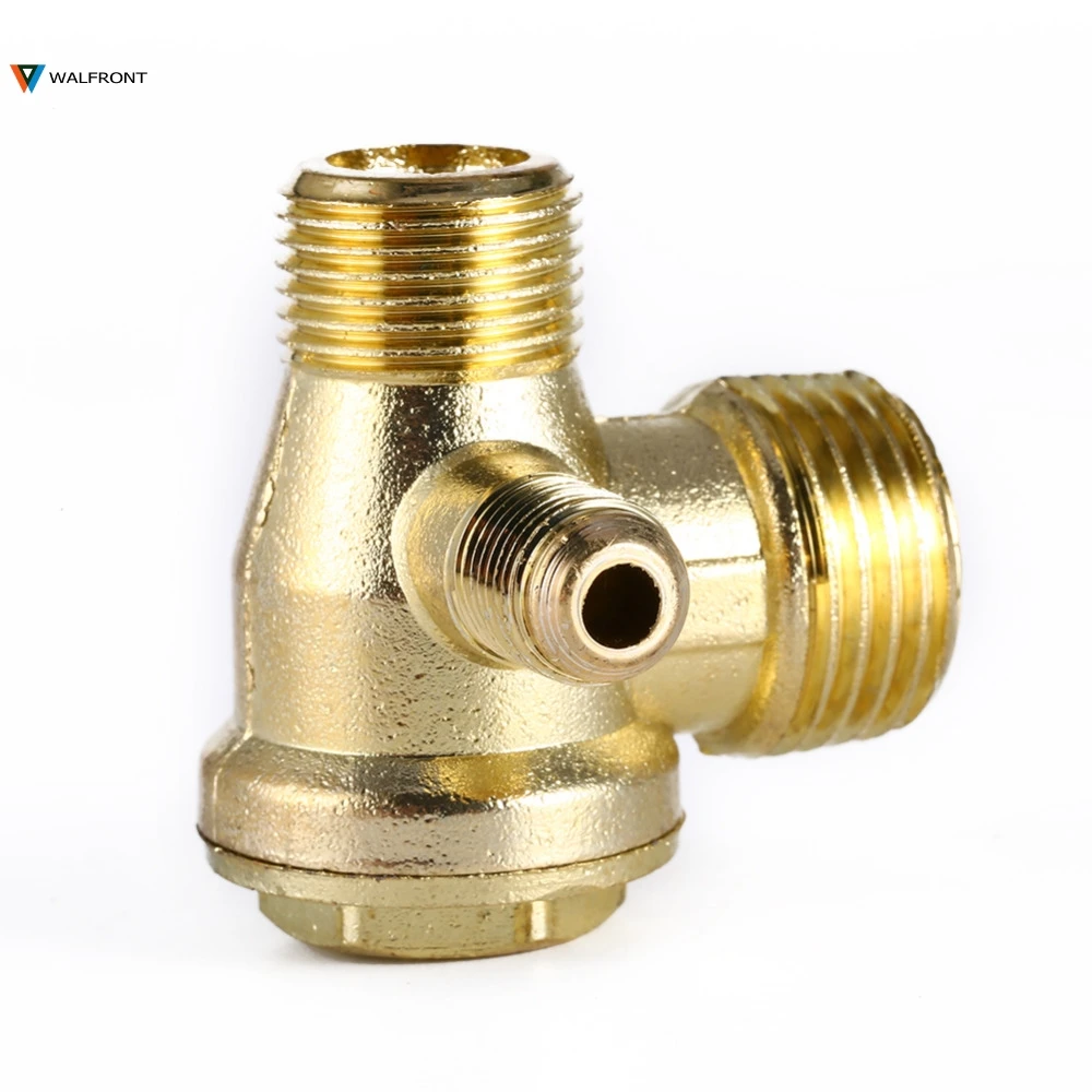 3 Port Brass Male Threaded Check Valve 20*16*10MM Check Valves