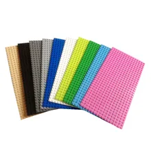 16*32 Dots Base Plate for Small Bricks 10 Colors Baseplate Board DIY Building Blocks Toys For Children Compatible with legoings