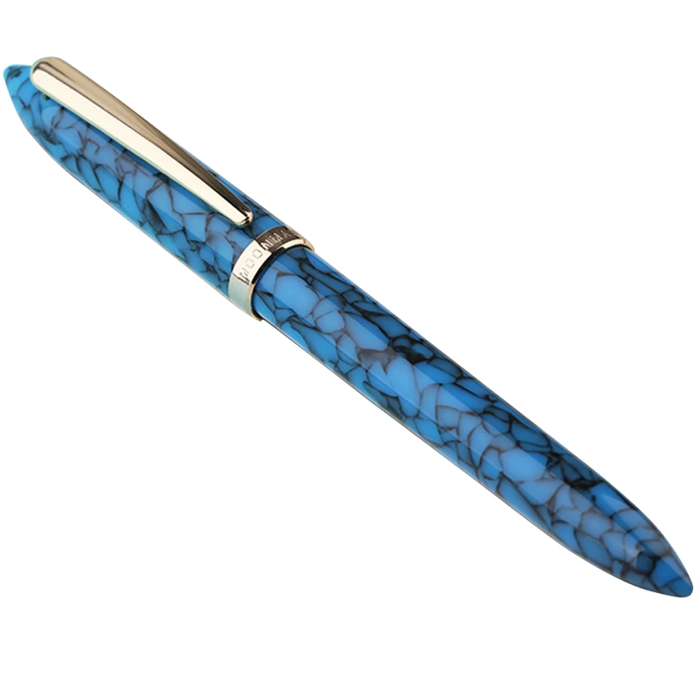 

0.38mm 0.5mm Colorful Office Students Acrylic Resin Refillable Fine Nib School Marbling Fountain Pen Gift Portable Stationery