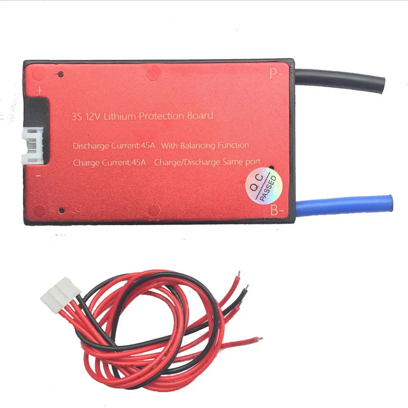 

CLRD 3S 25A 35A 45A Li-ion 18650 BMS PCM Battery Protection Board BMS PCM With Balance For li-ion Lipo Battery Cell Pack Module